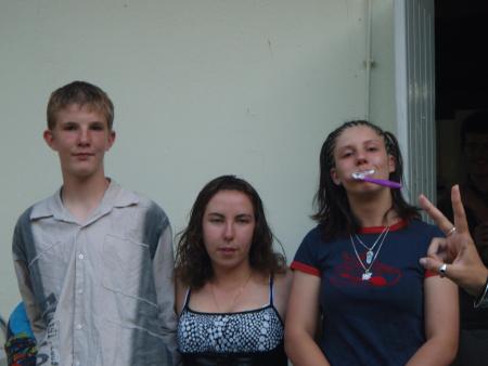 Jean-Marc, Mélody et Céléna...
