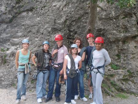 le groupe d'escalade